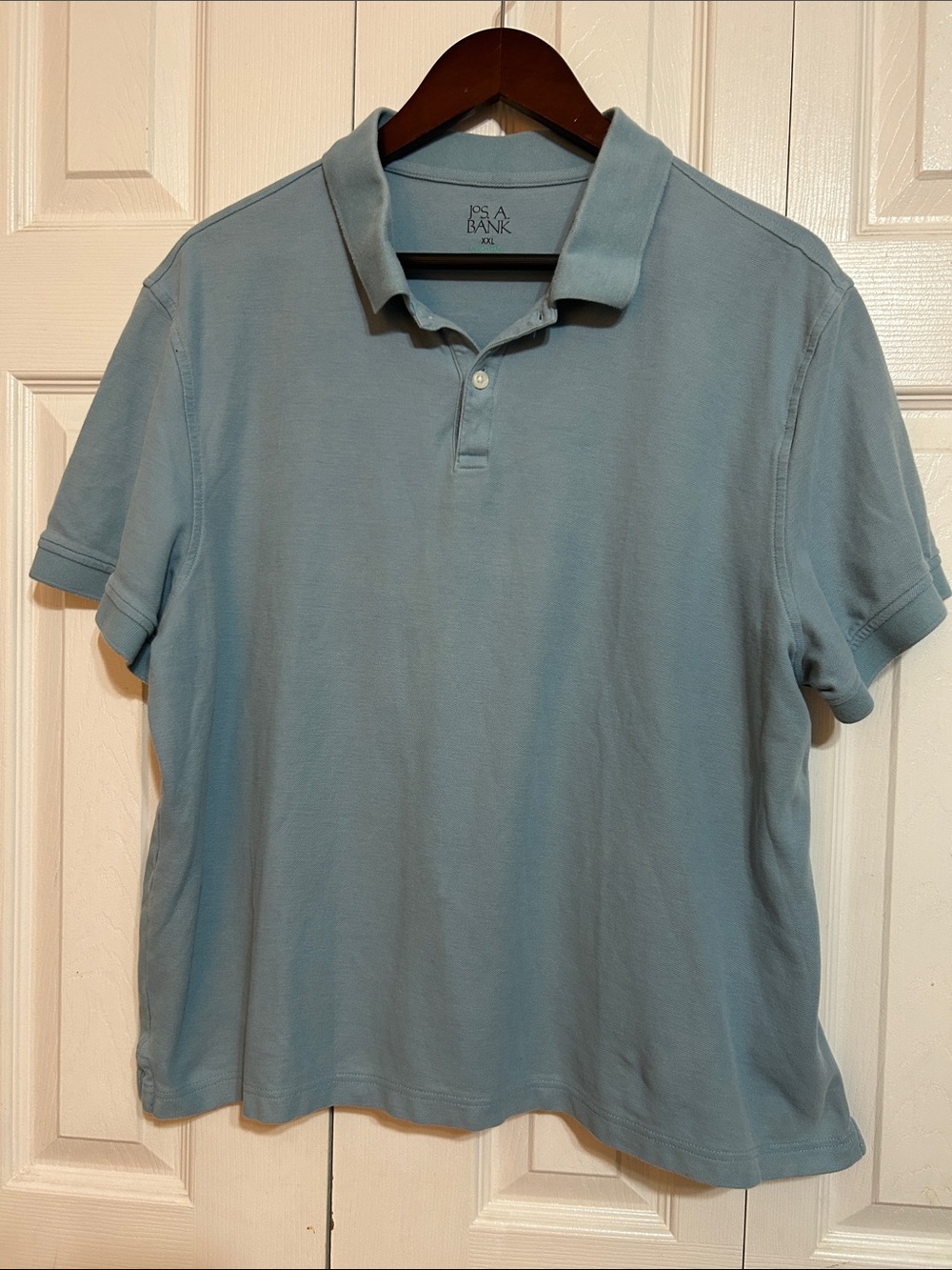 Jos. A. Bank Men's Pale Blue Short-Sleeve Polo